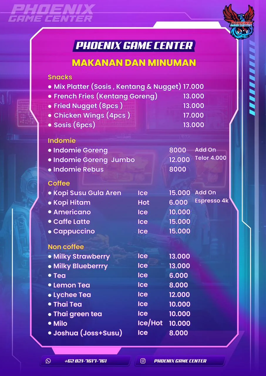 Menu Mini Caffe